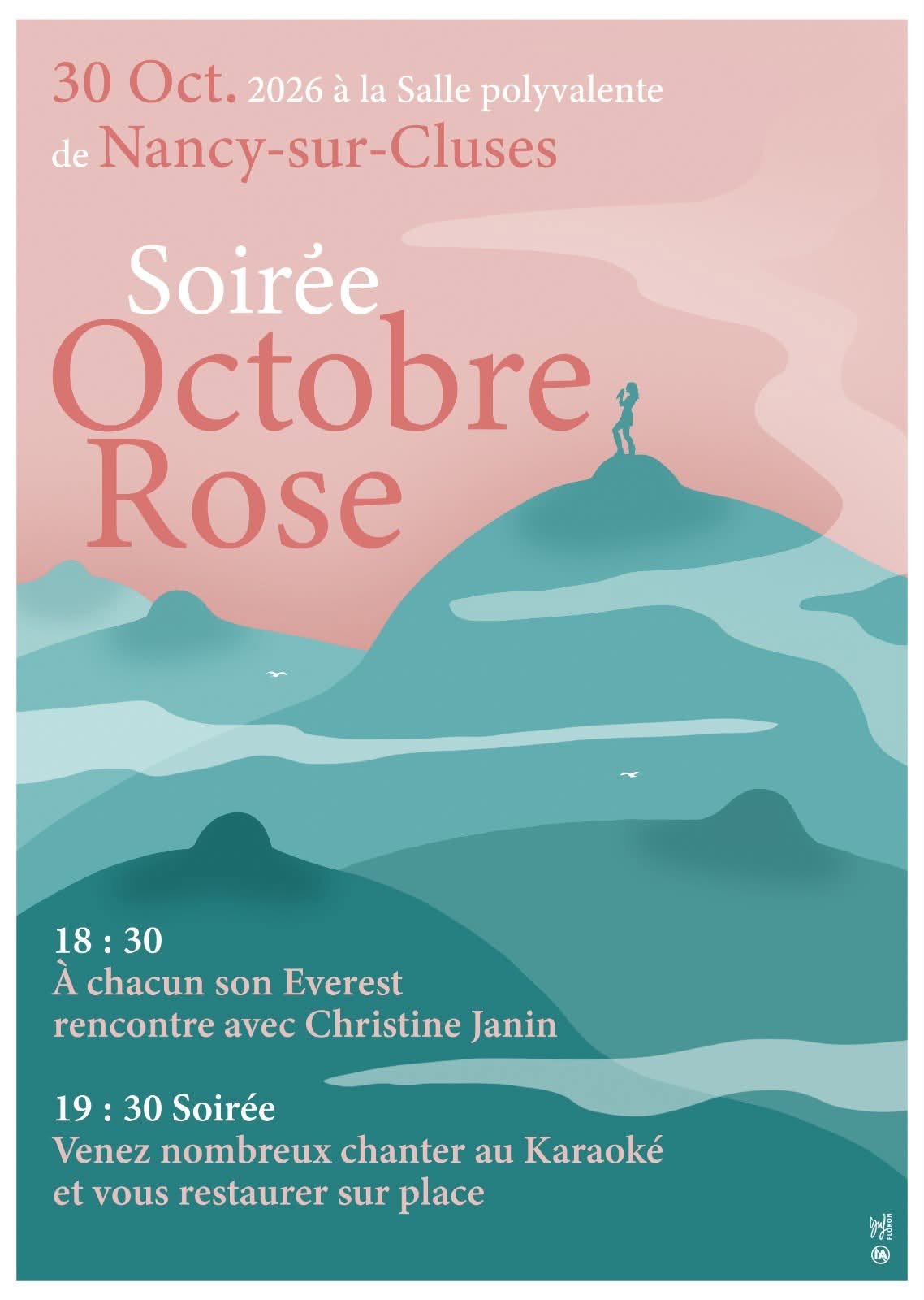 Octobre rose à Nancy-sur-Cluses