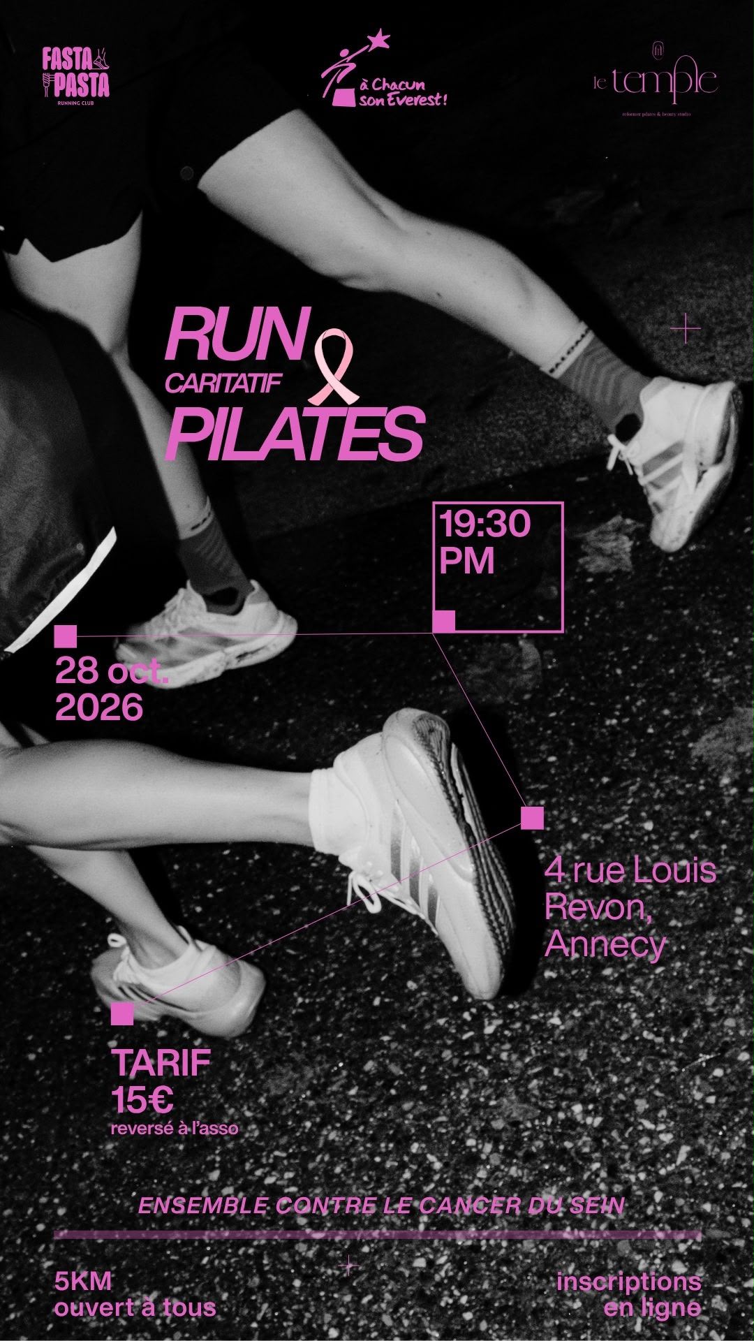 Run & Pilates caritatif - Fast Pasta