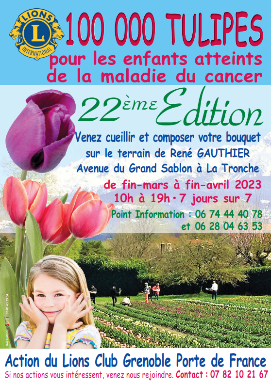 100 000 Tulipes pour les enfants - 22ème édition