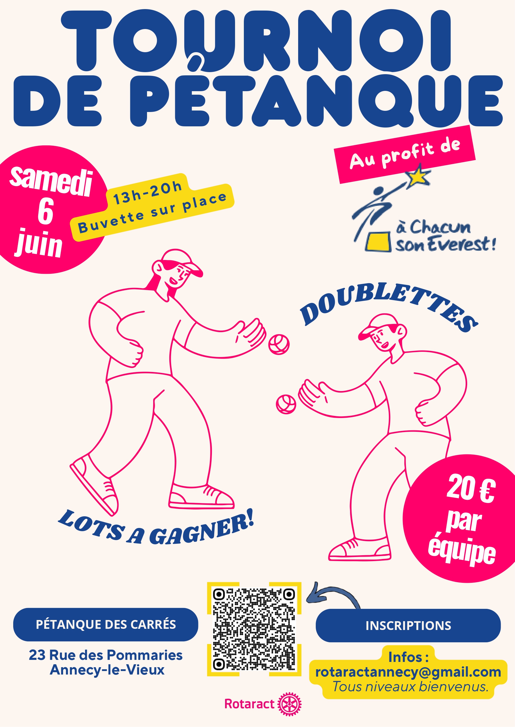 Concours de pétanque - Rotaract Annecy 
