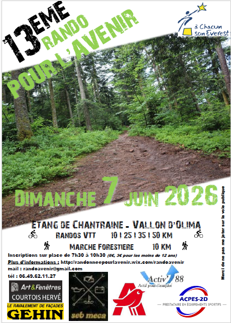 13ème Randonnée pour l'avenir