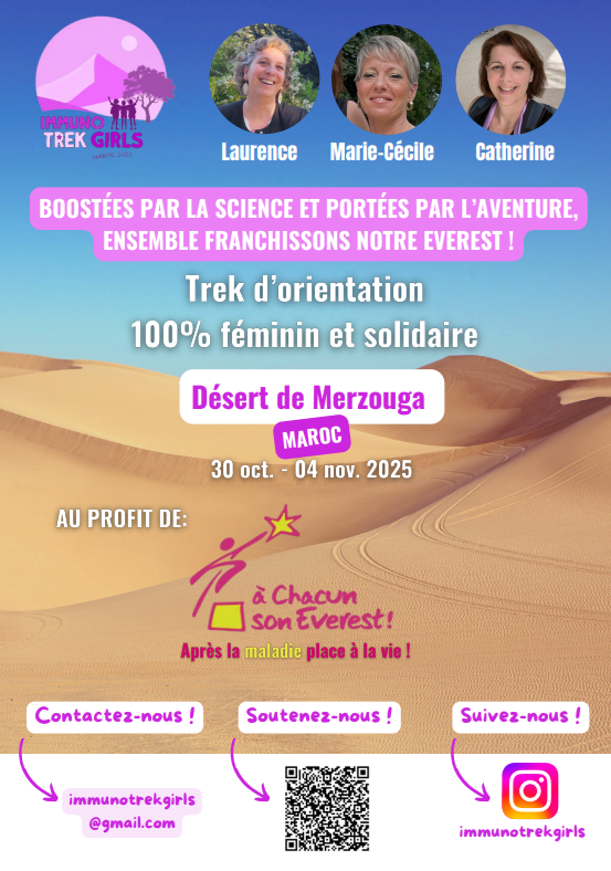 Les Immuno trek girls au Maroc