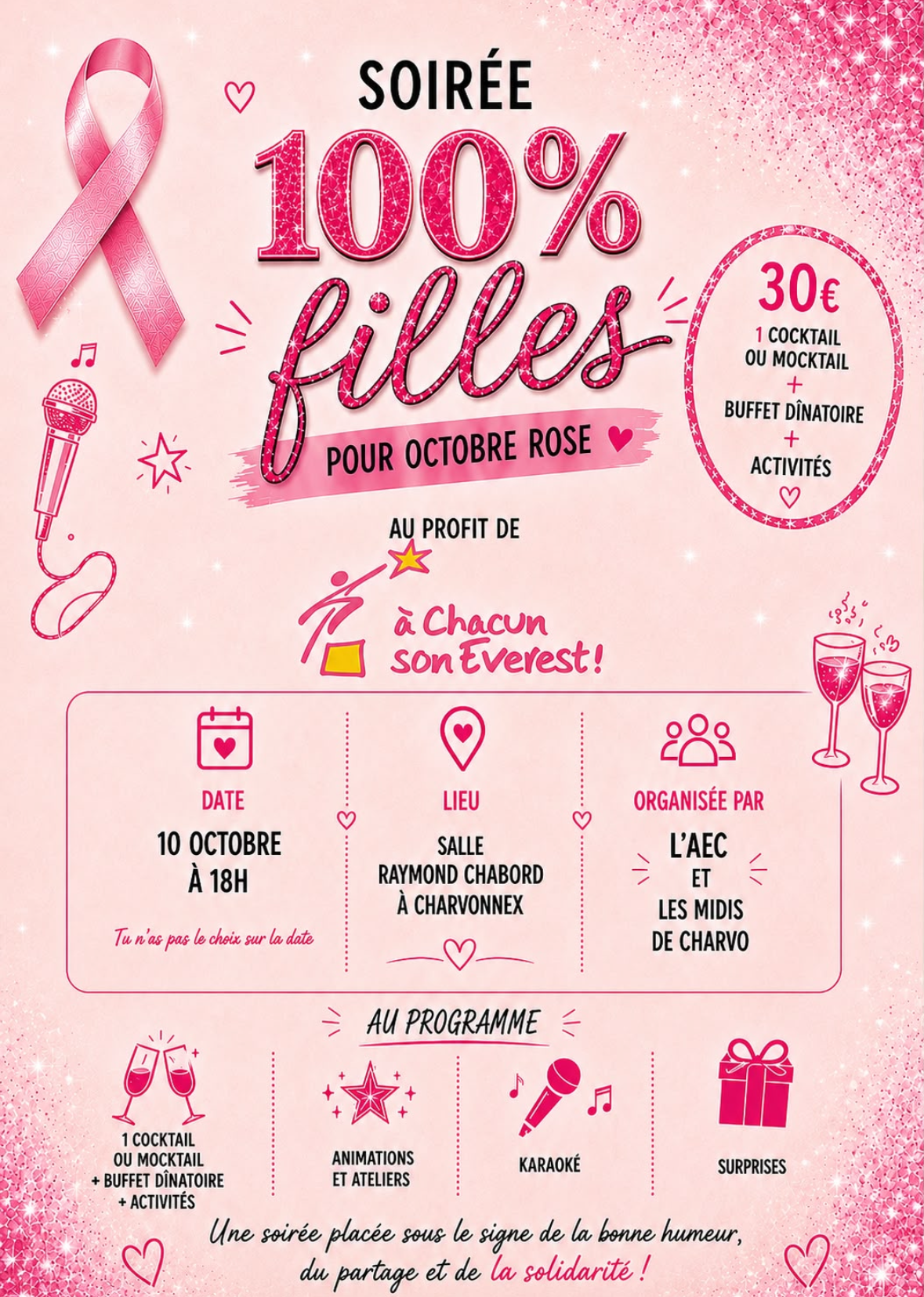 Soirée 100% filles -10 octobre