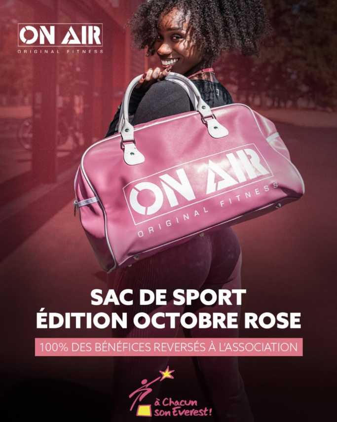 OnAir Fitness se mobilise pour octobre rose avec A Chacun son Everest ! 