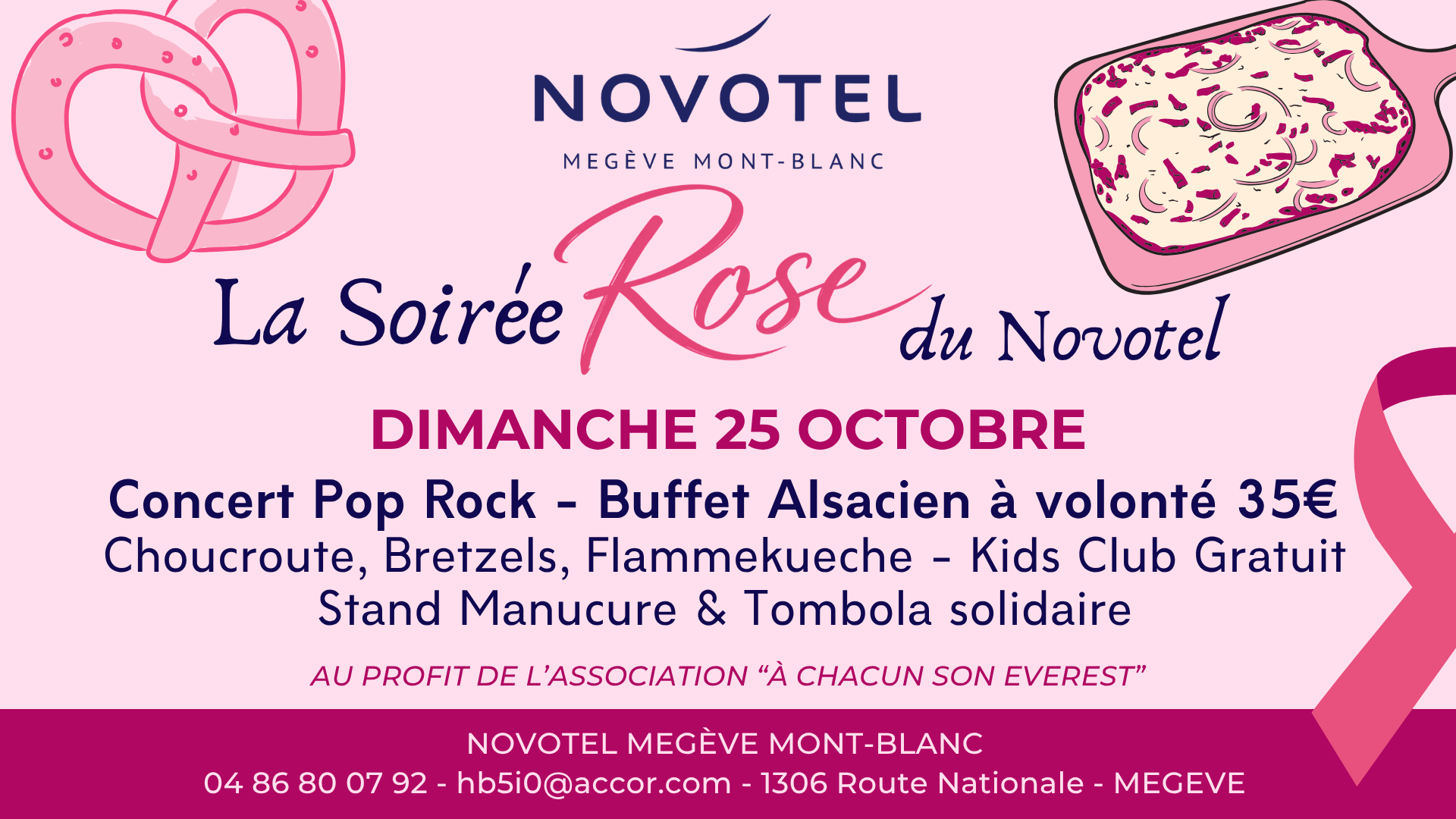 Soirée solidaire au Novotel de Megève