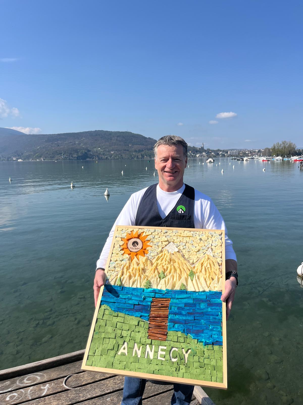Tentez de gagner un tableau d'art de fromages Alain Michel !