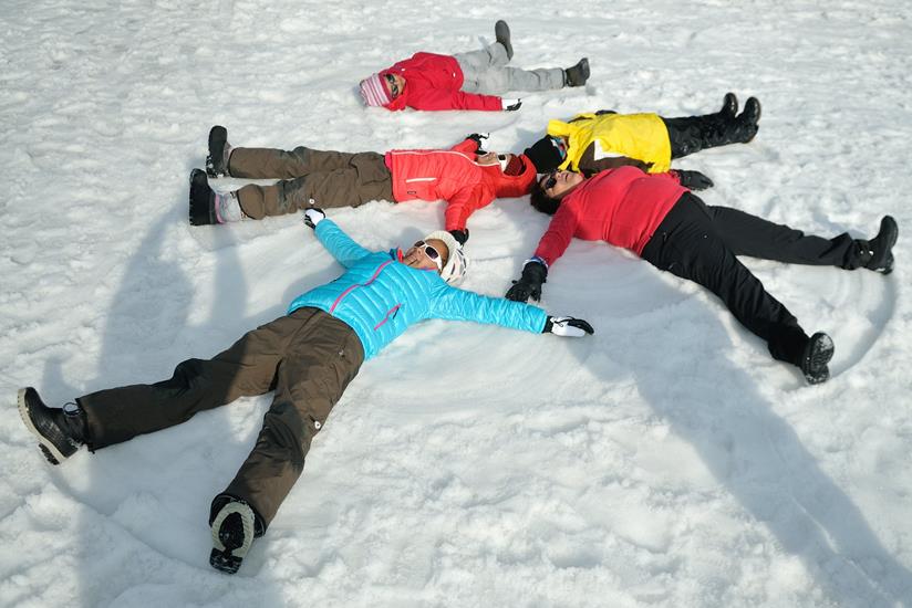 Les anges a la neige