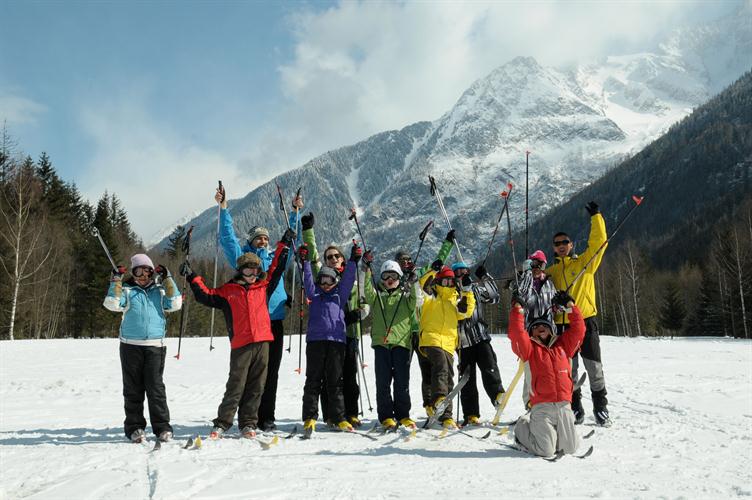 Au pied des plus hauts sommets chamoniards, l