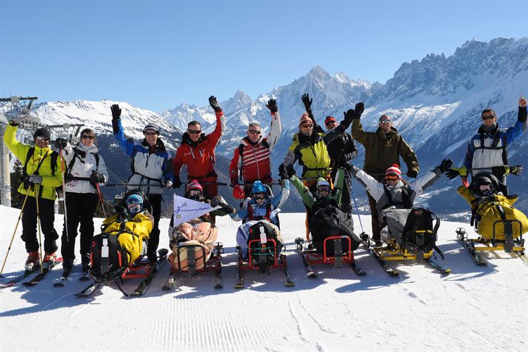 Grand beau temps sur Chamonix, on va aller skier!