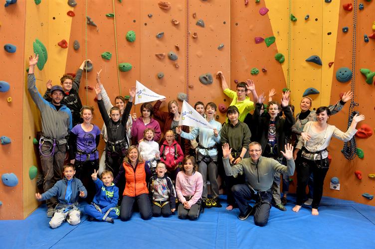Tous en salle d’escalade pour prendre encore plus de hauteur.