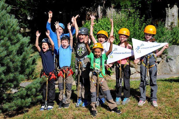 Rendez-vous dans notre parc ce matin ! Accrobranche au programme !