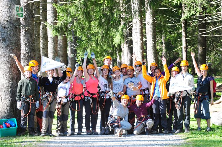 Rendez-vous au parc accrobranche des Gaillands ce matin !