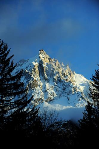 Retour du beau temps sur les cimes chamoniardes ce matin !