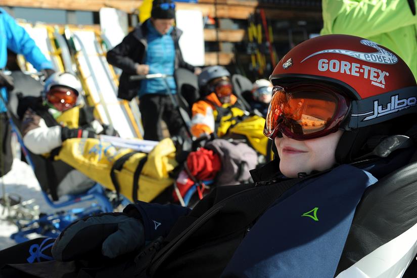 Tous en haut des piste ce matin !