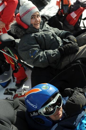 Retour aux Houches ce matin ! Exploits sur les pistes !!!