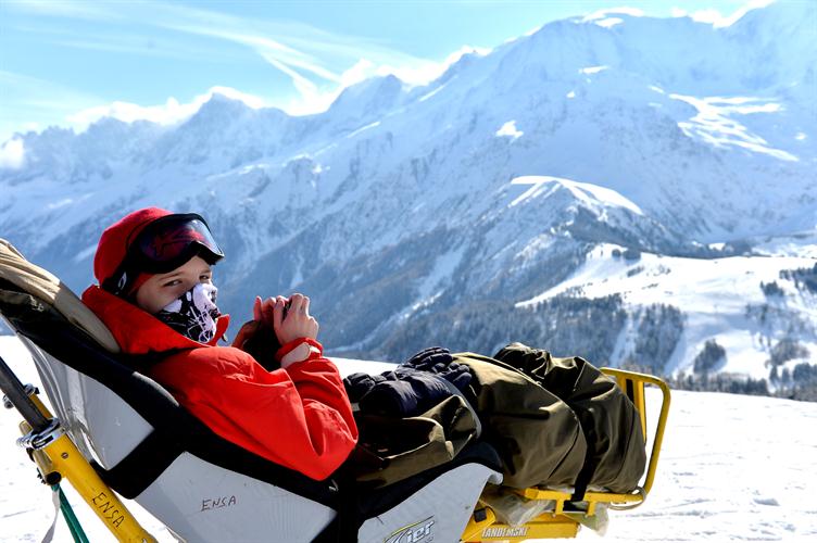 Donovan se fait une pause avec vue panoramique.