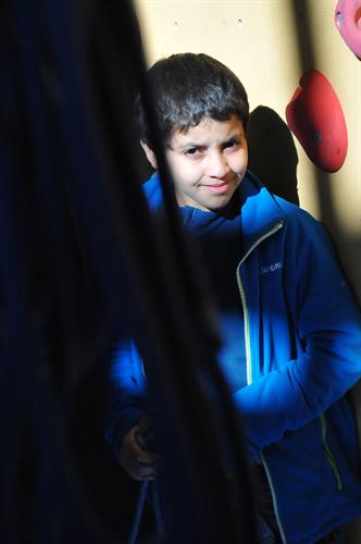 Grimper dés le matin, une idée lumineuse ! (Elias)