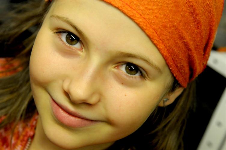: Voilà un sourire qui en dit long sur sa motivation. (Camille)