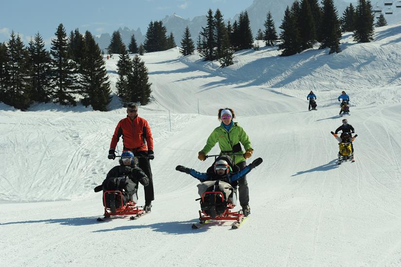 A vive allure, sur les pistes enneigées !