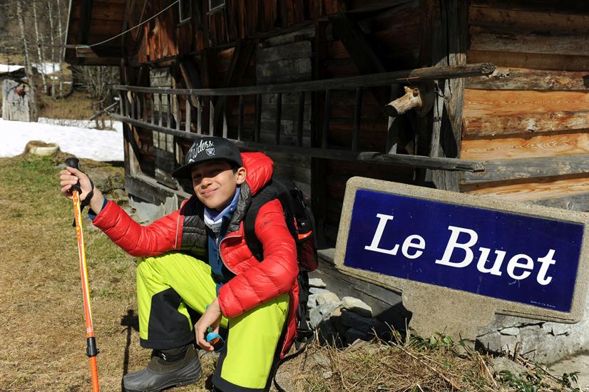 Arrivée au Buet ! La rando va pouvoir démarrer ! (Said)