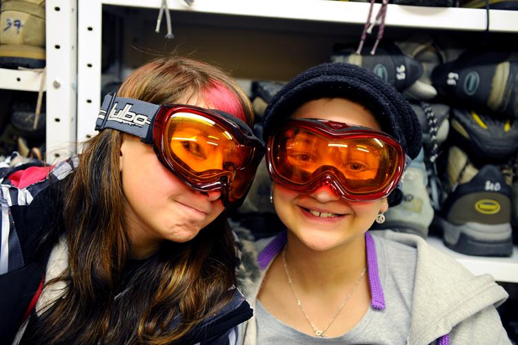 Sympa vos lunettes les filles!