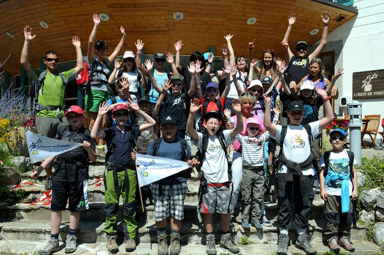 1ère photo de groupe de la semaine ! Sous le soleil !!!