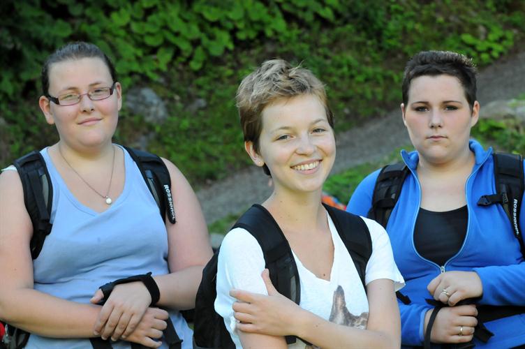 Trio de randonneuses de charme: Ludivine, Fanny et Sarah !