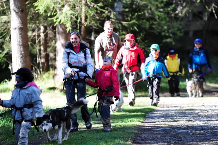 Sur les sentier du bois du Bouchet, nos premières sensations durant cette nouvelle activité !