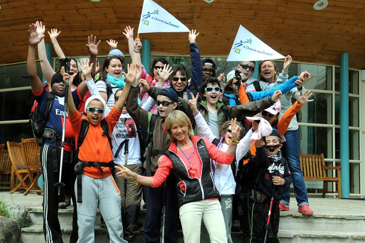 14h ! Photo de groupe avant le grand départ !