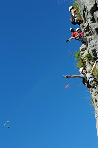 Toute une belle cordée dans son ascension ! (Léa, Mathéo, et Pauline)