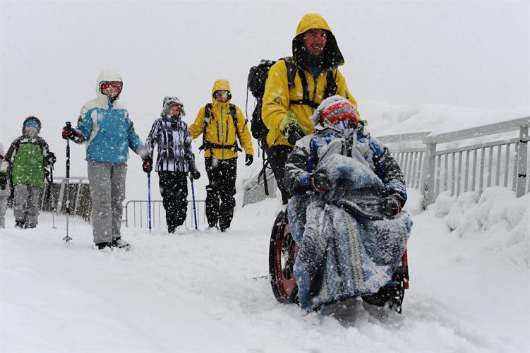 Drôles de conditions pour une promenade...