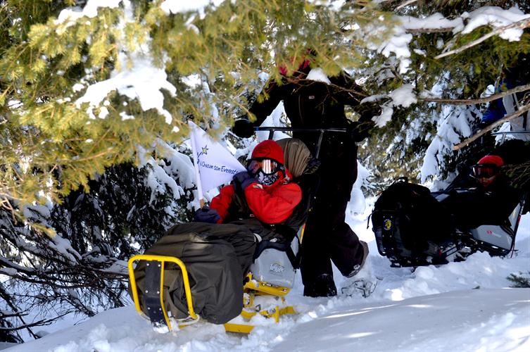 Donovan se permet une petite visite des bois qui nous entourent.
