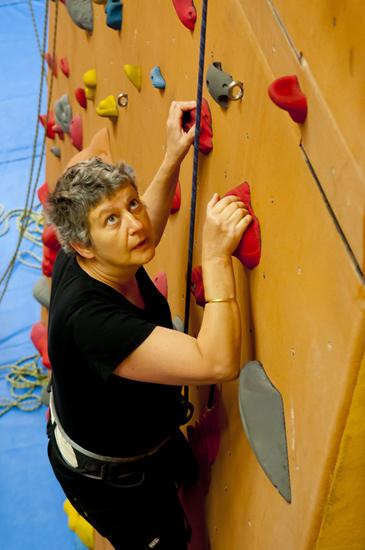 Suivie de près par Pascale !