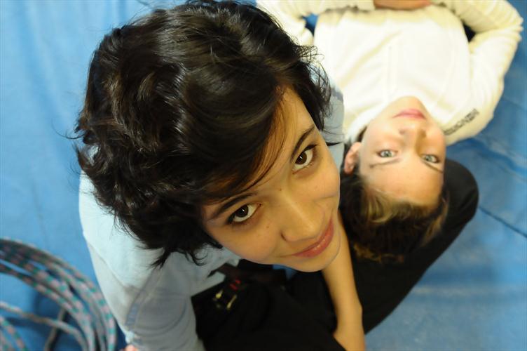 Pause tapis ! Alexia et Juliette.