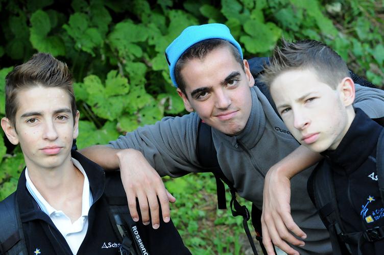 Les boss des Bossons ! :)) Tristan, Joris et Jérôme.