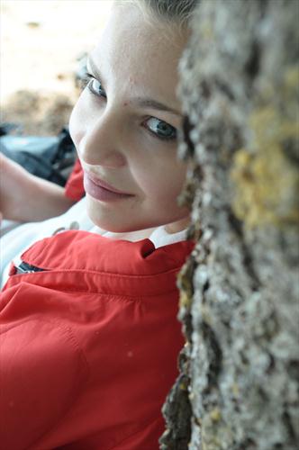 A la pause, le doux regard de Juliette !