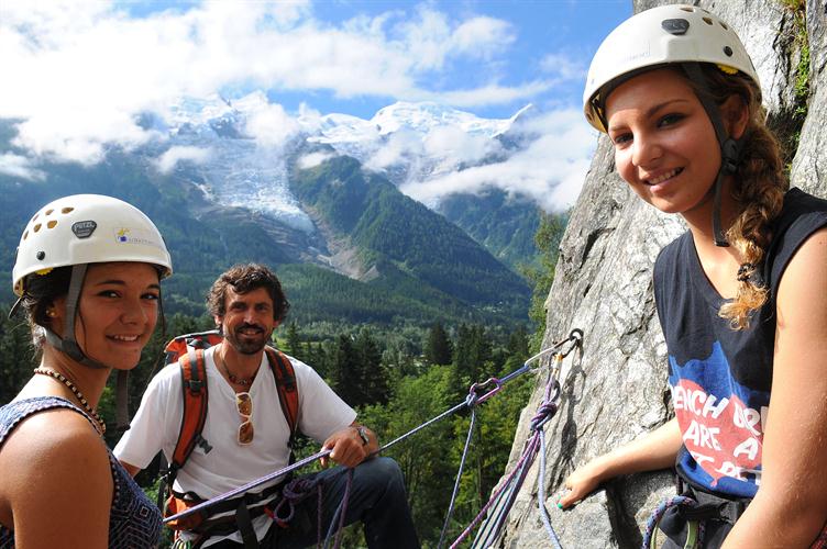 Parties pour enchainer une grande voie en compagnie d
