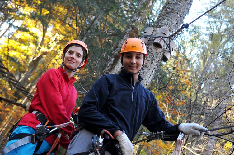Duo de champions en haut des cîmes!