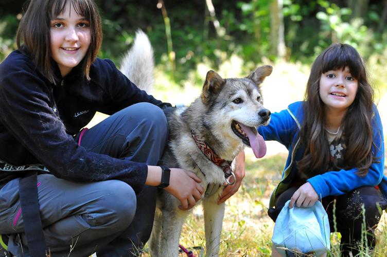 Deux belles et leur bête... :)) (Axelle et Lalie)