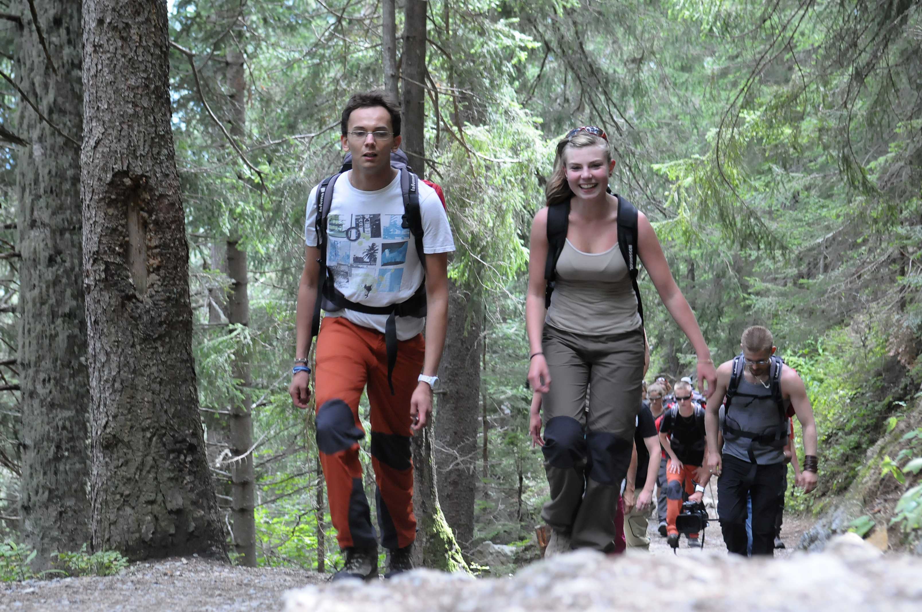 Samih et audrey, donnant le coup d