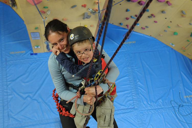 Descente en duo pour Aude et Lucas !