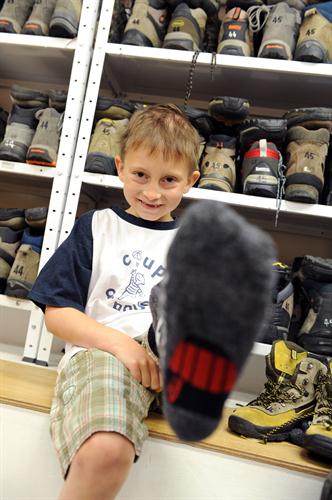 On trouve chaussettes à nos pieds!