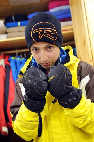 Et Simon ses gants!
