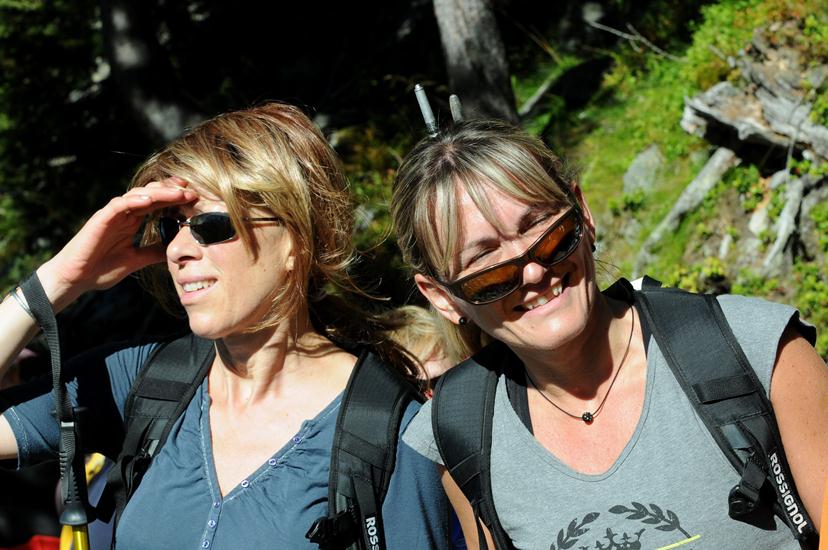 Annick et Linda en mode sioux !