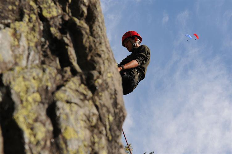 Dans les cieux chamoniards, le planant Sébastien !