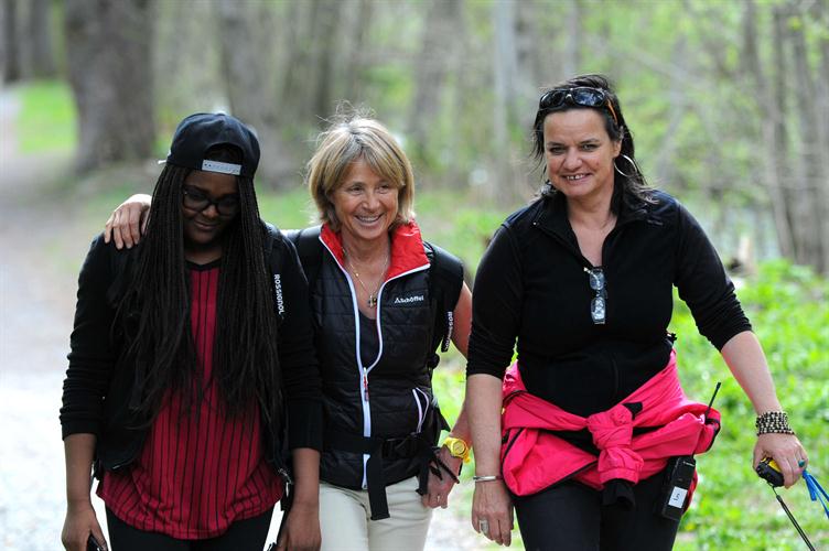 Trio joyeux et motivé, Manney-Anne, Christine e Valérie !