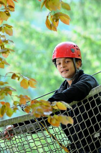 Franc sourire à la cime des arbres: Nathan !