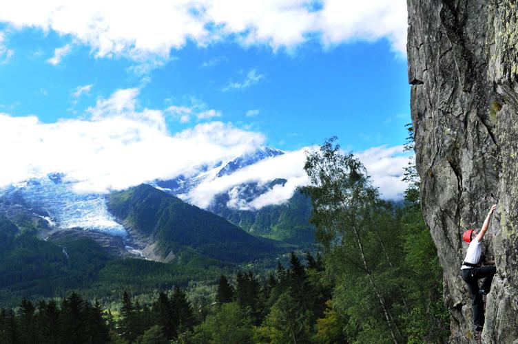 Avec pour spectateur le Mont Blanc, on se sent pousser des ailes !