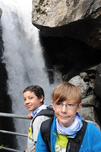 Et puis pendant les pauses, on peut admirer la belle cascade de Bérard!