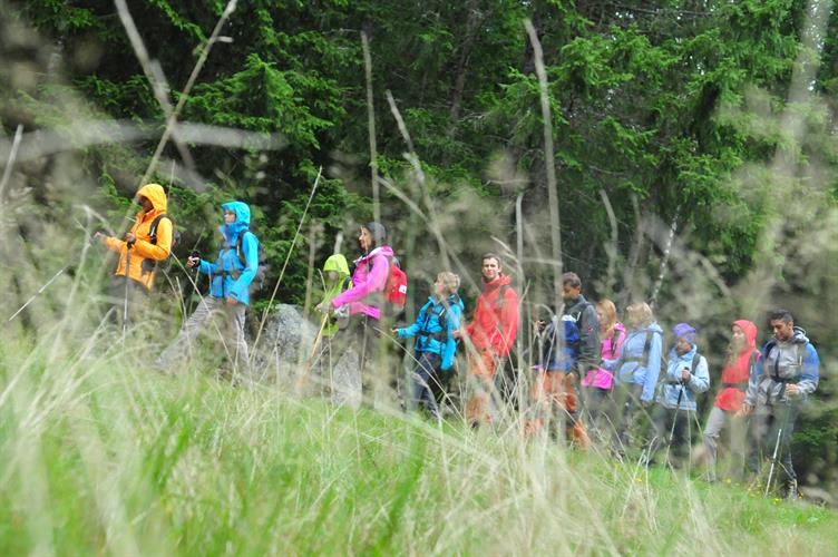 Belle cordée colorée dans le bois du Bouchet !